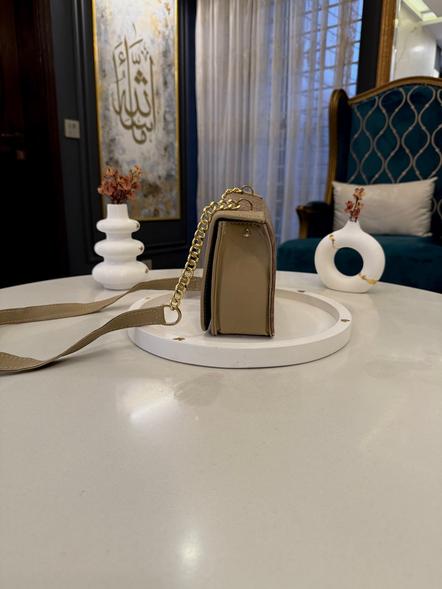 The Heritage Luxe Collection – Desert Gold Crossbody.