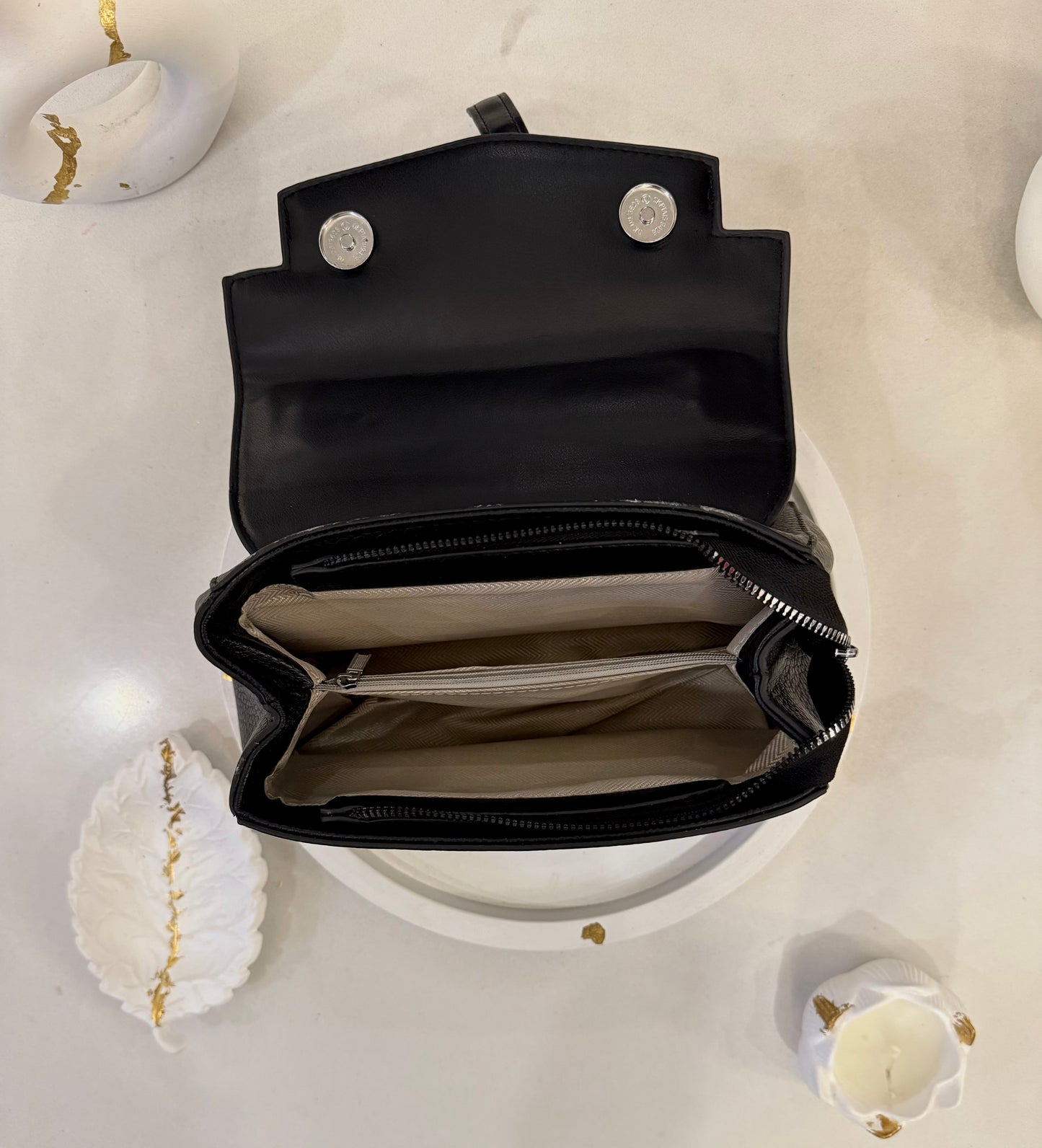 Signature Classic Luxe collection - Belted Top-Handle Bag