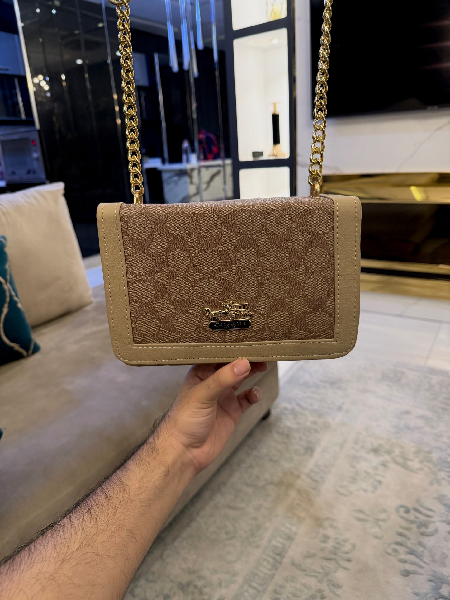The Heritage Luxe Collection – Desert Gold Crossbody.