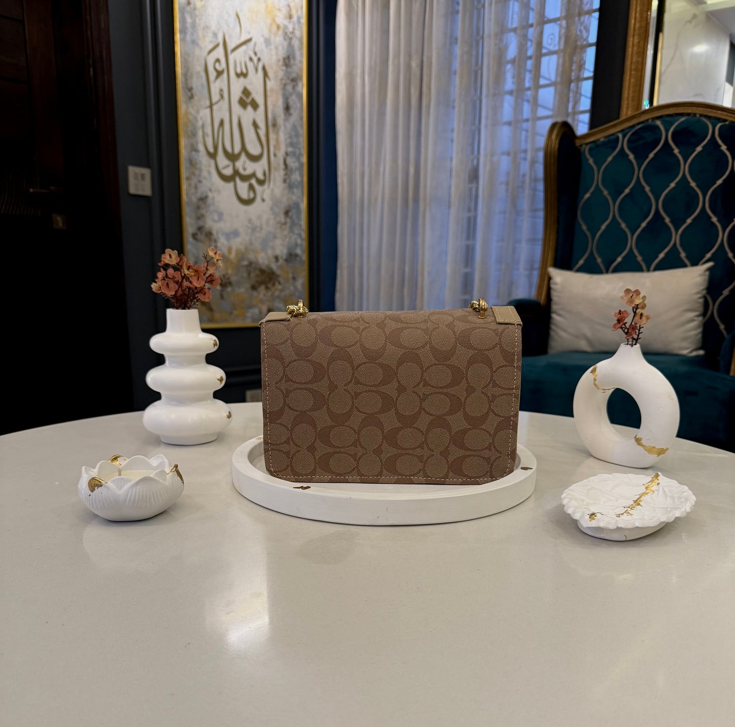 The Heritage Luxe Collection – Desert Gold Crossbody.