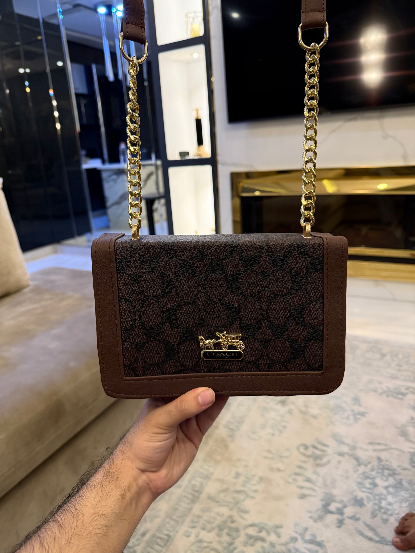 The Heritage Luxe – Cocoa Charm Crossbody.