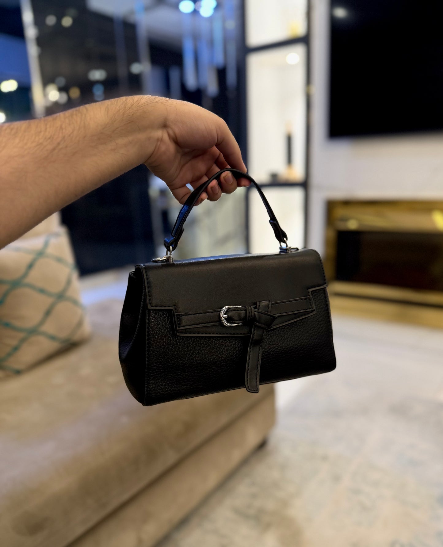 Signature Classic Luxe collection - Belted Top-Handle Bag