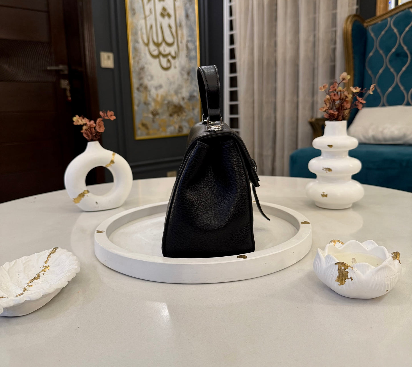 Signature Classic Luxe collection - Belted Top-Handle Bag