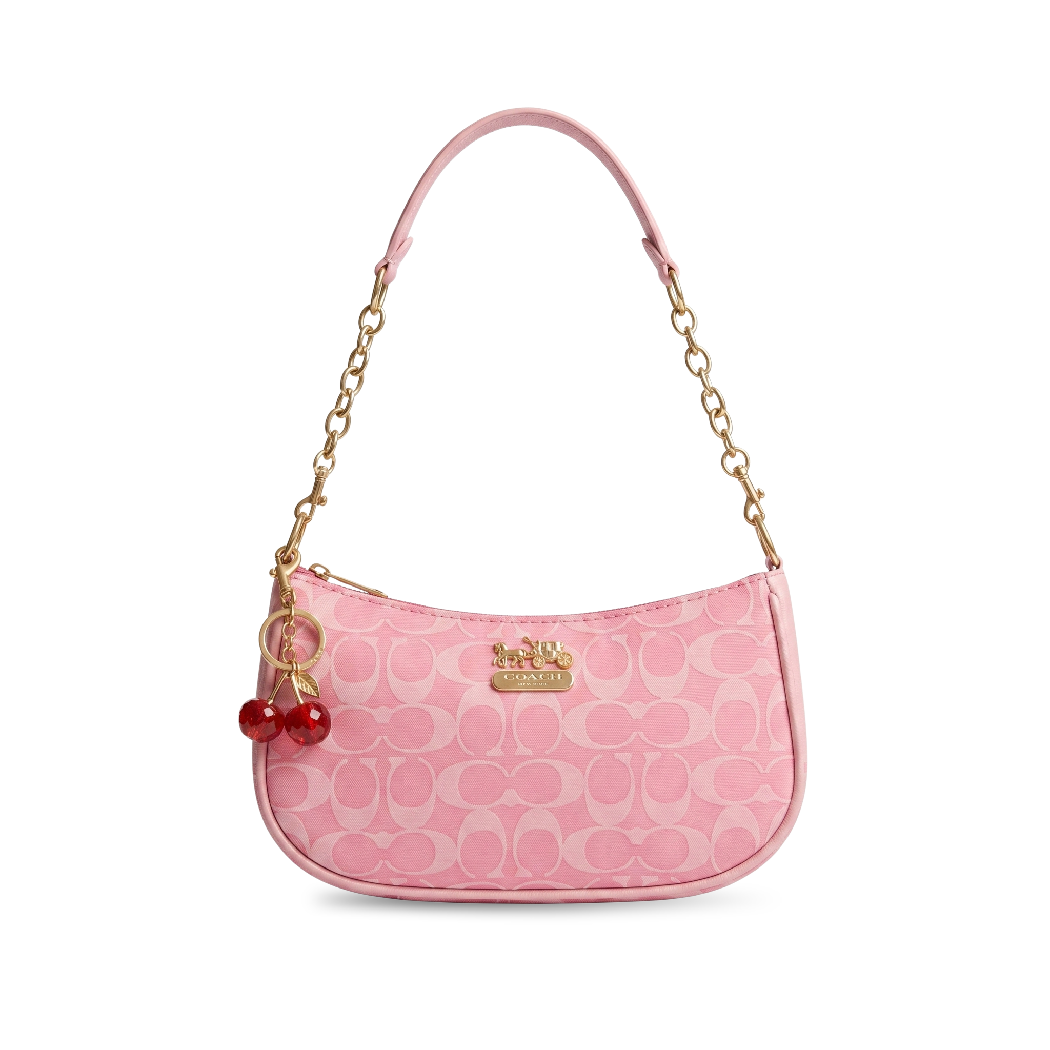 Signature Classic Luxe Collection Teri Shoulder Bag Baby Pink Wit signature-classic-luxe-collection-teri-shoulder-bag-baby-pink-wit