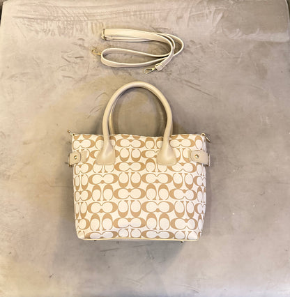 The Heritage Luxe Collection – Golden Beige Grace Tote.