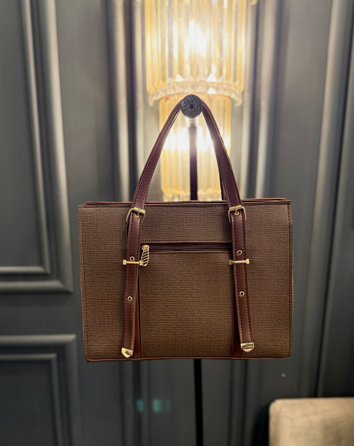 The Heritage Lux Collection – Walnut Royale Tote