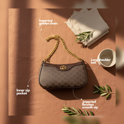 Signature Classic Luxe Collection – Classic Brown Crossbody