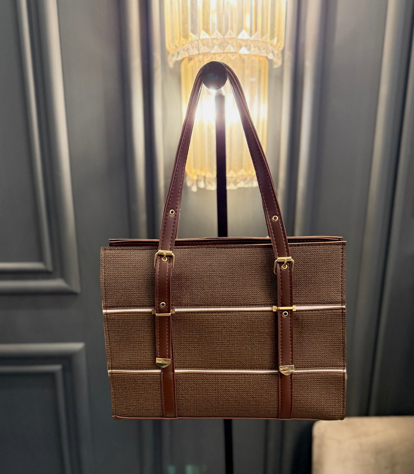 The Heritage Lux Collection – Walnut Royale Tote