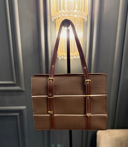 The Heritage Lux Collection – Walnut Royale Tote