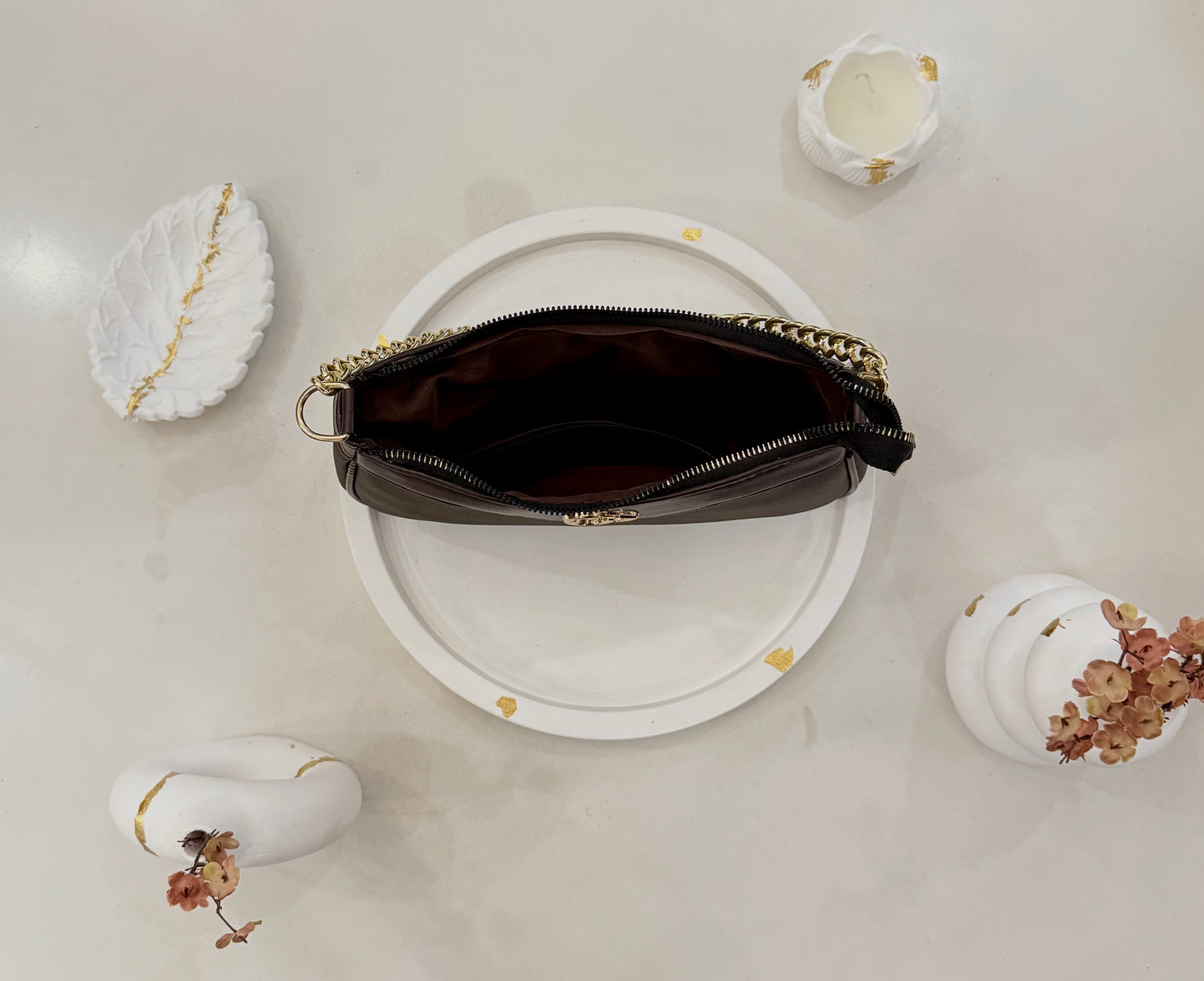 Signature Classic Luxe Collection – Classic Brown Crossbody