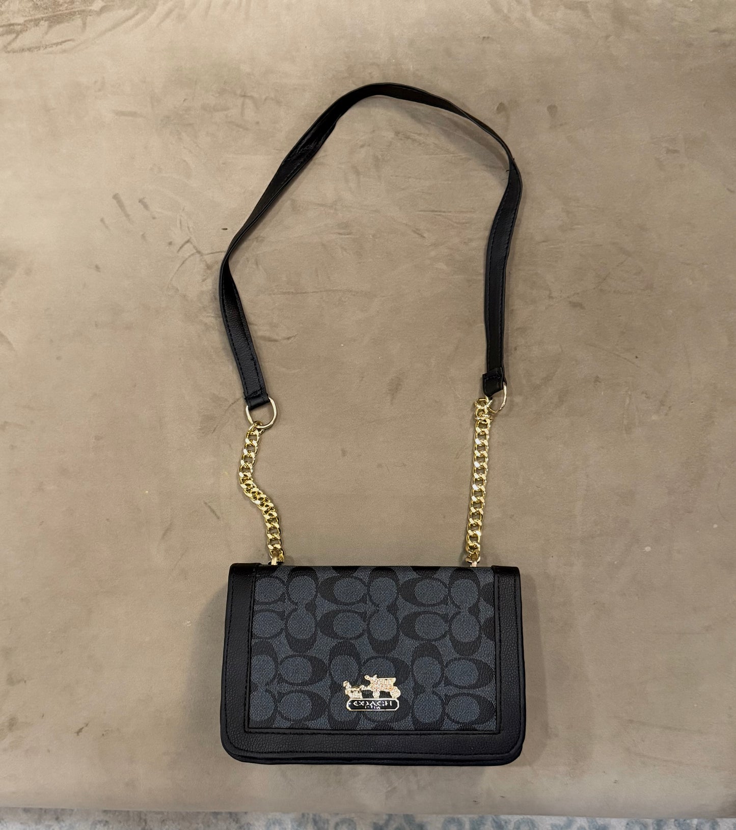 The Heritage Luxe Collection – Noir Majesty Crossbody.