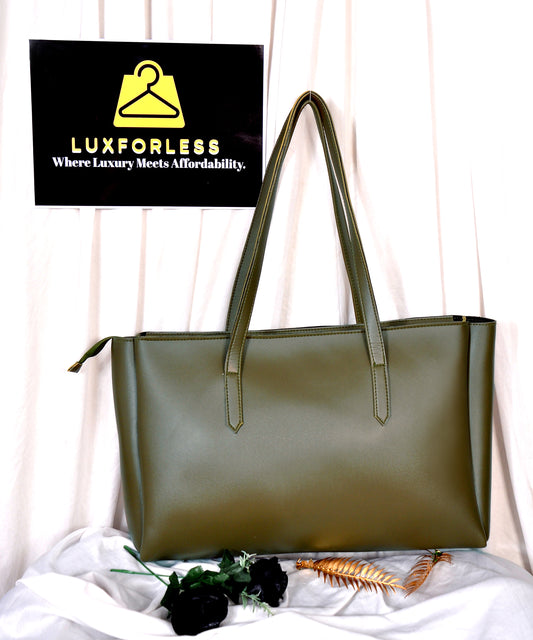 Boss Tote - olive green