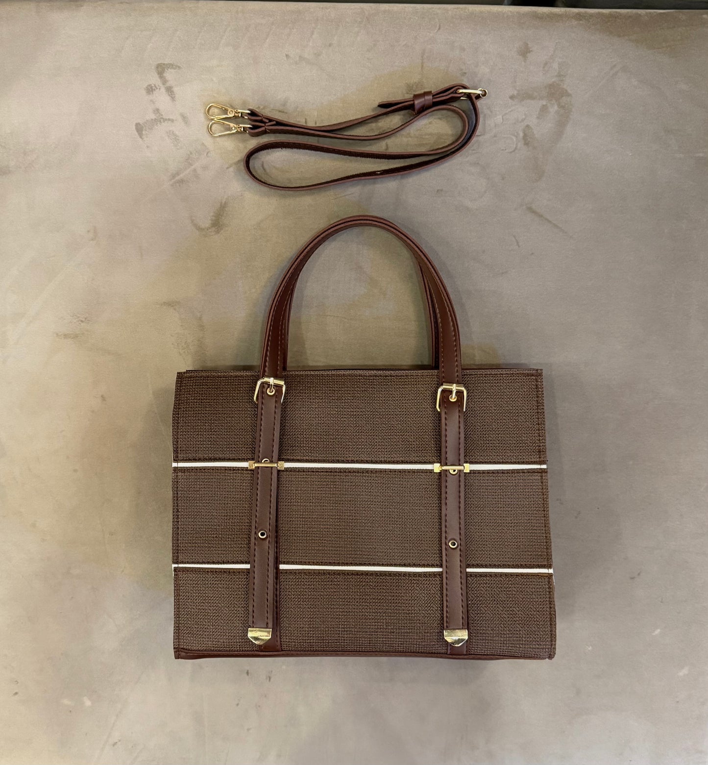 The Heritage Lux Collection – Walnut Royale Tote