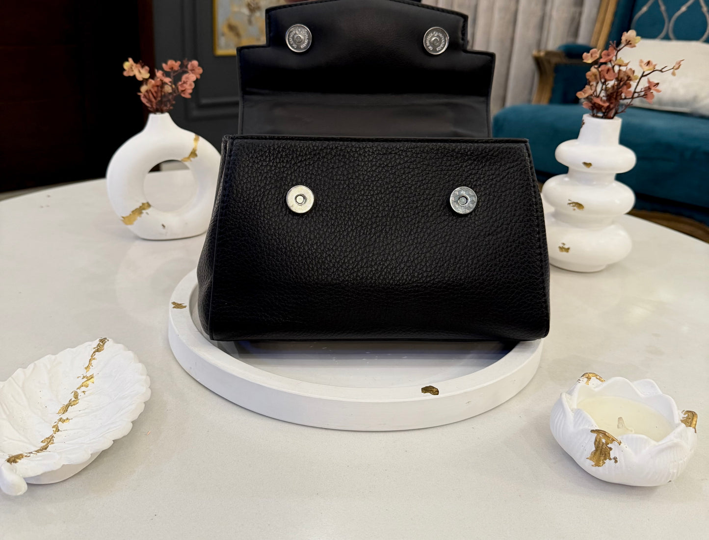 Signature Classic Luxe collection - Belted Top-Handle Bag