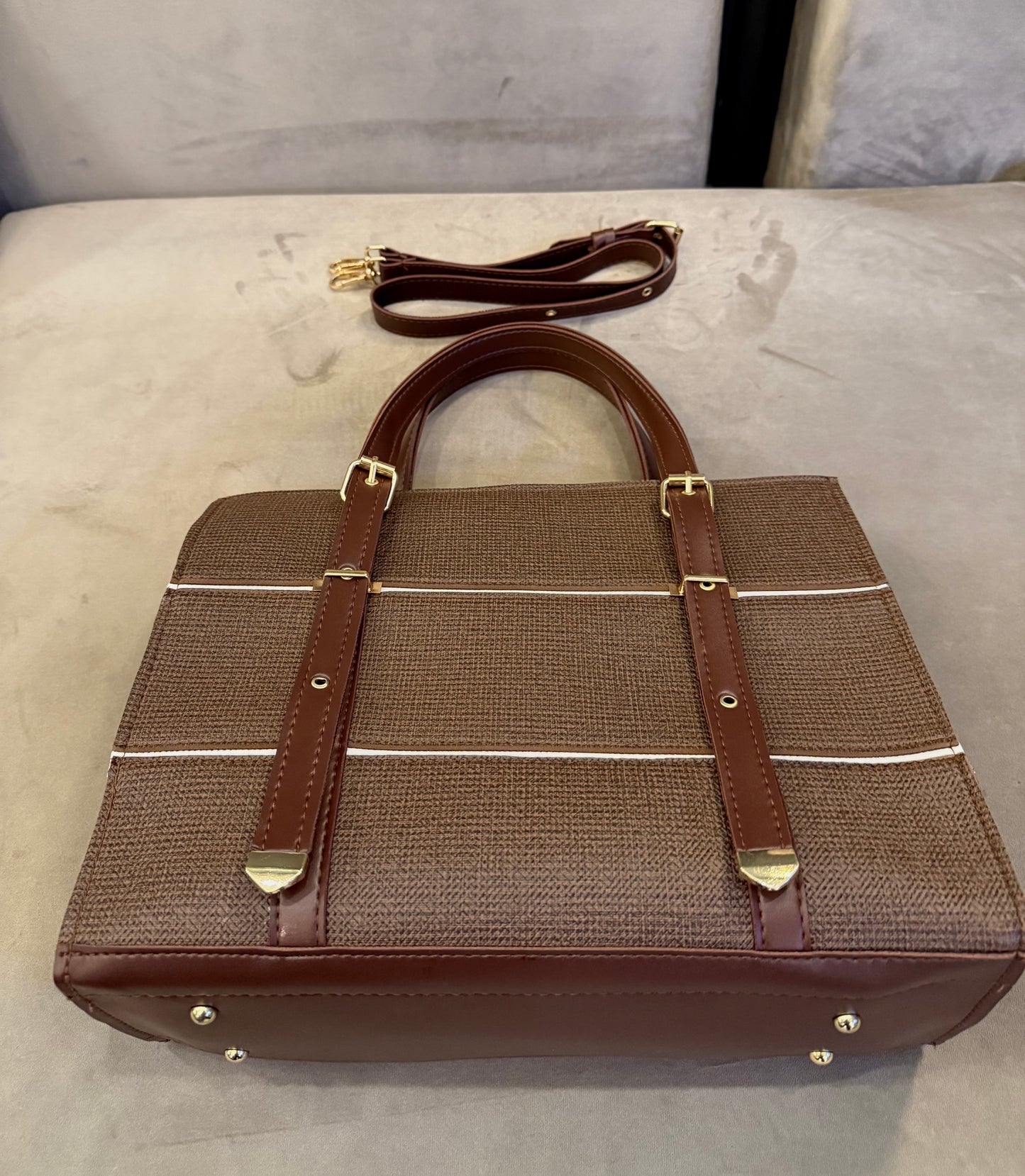 The Heritage Lux Collection – Walnut Royale Tote