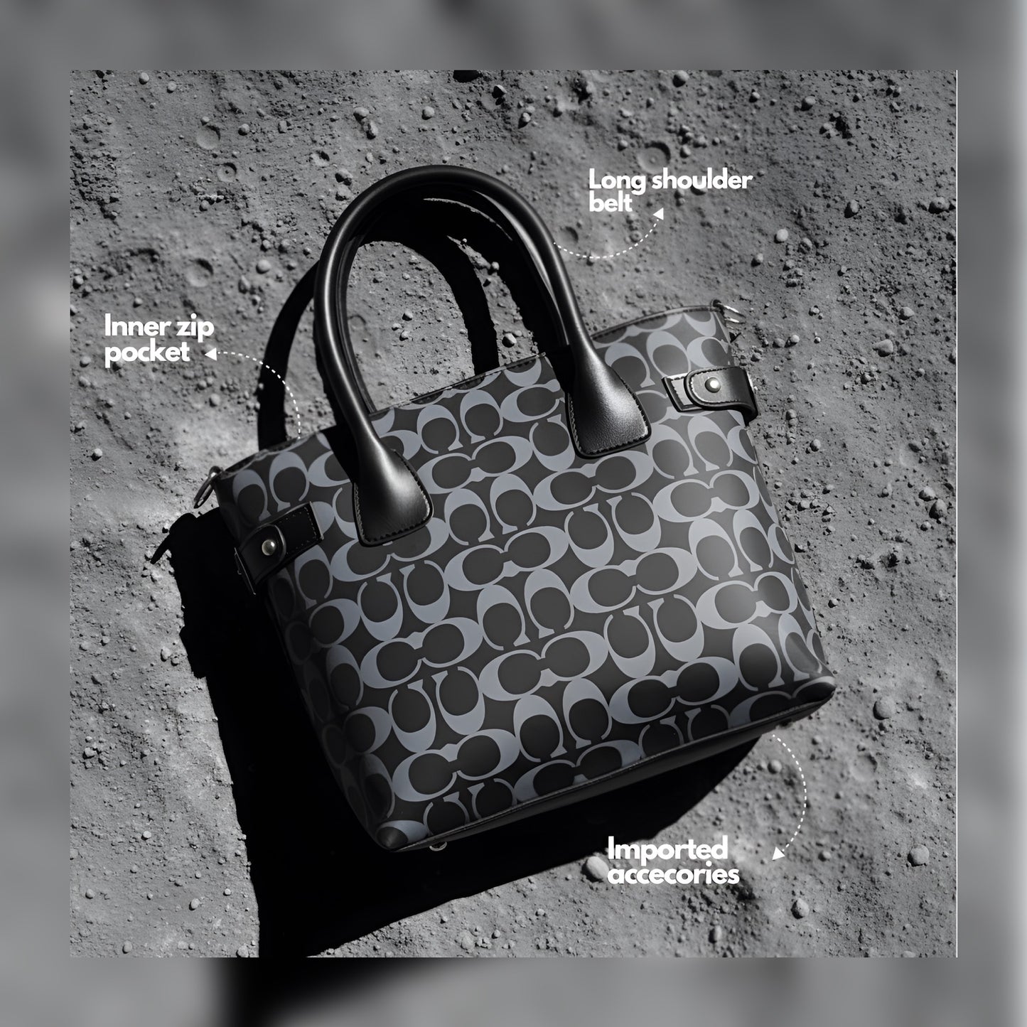 The Heritage Luxe Collection - Midnight Grace Tote.