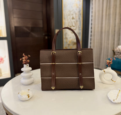 The Heritage Lux Collection – Walnut Royale Tote