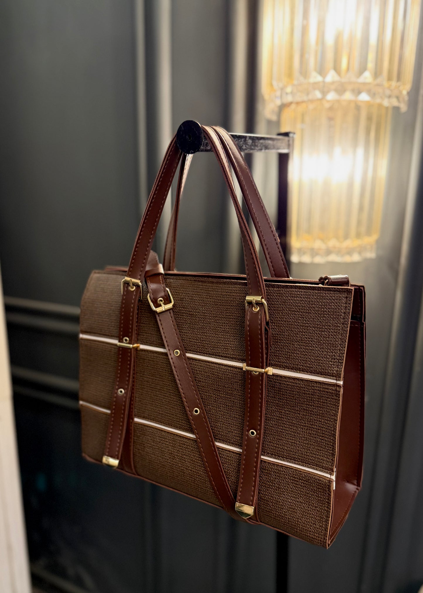 The Heritage Lux Collection – Walnut Royale Tote