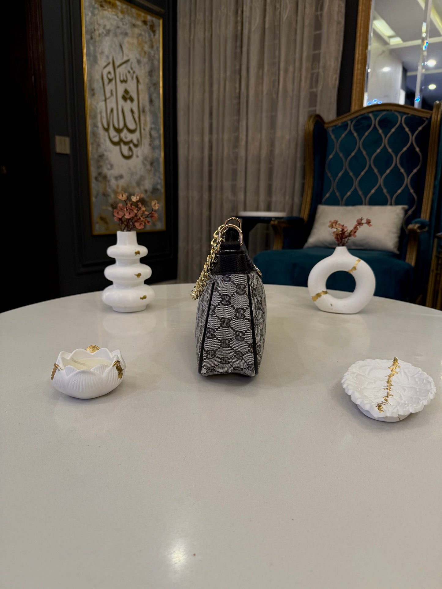 Signature Classic Luxe Collection – Ivory Glow Crossbody