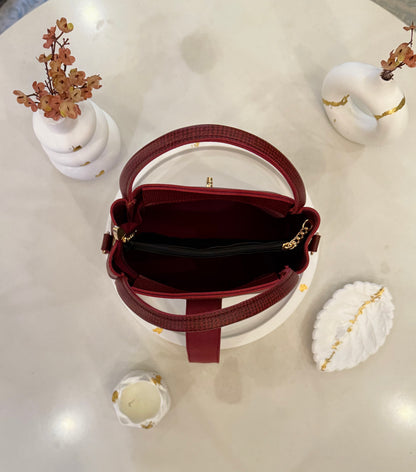 The Heritage Luxe Collection –
Imperial Maroon.