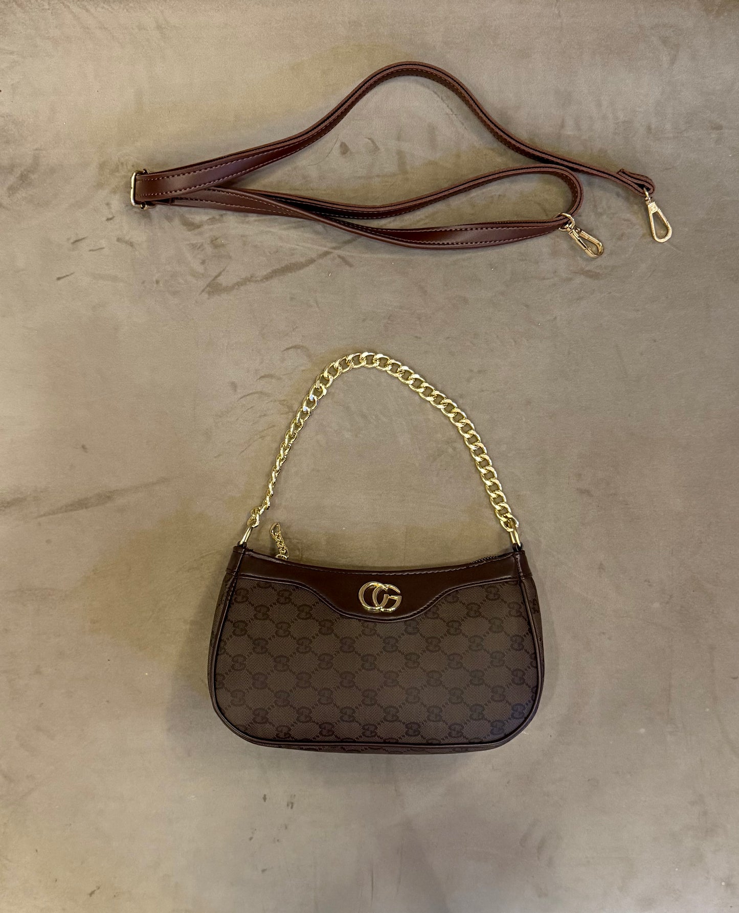 Signature Classic Luxe Collection – Classic Brown Crossbody