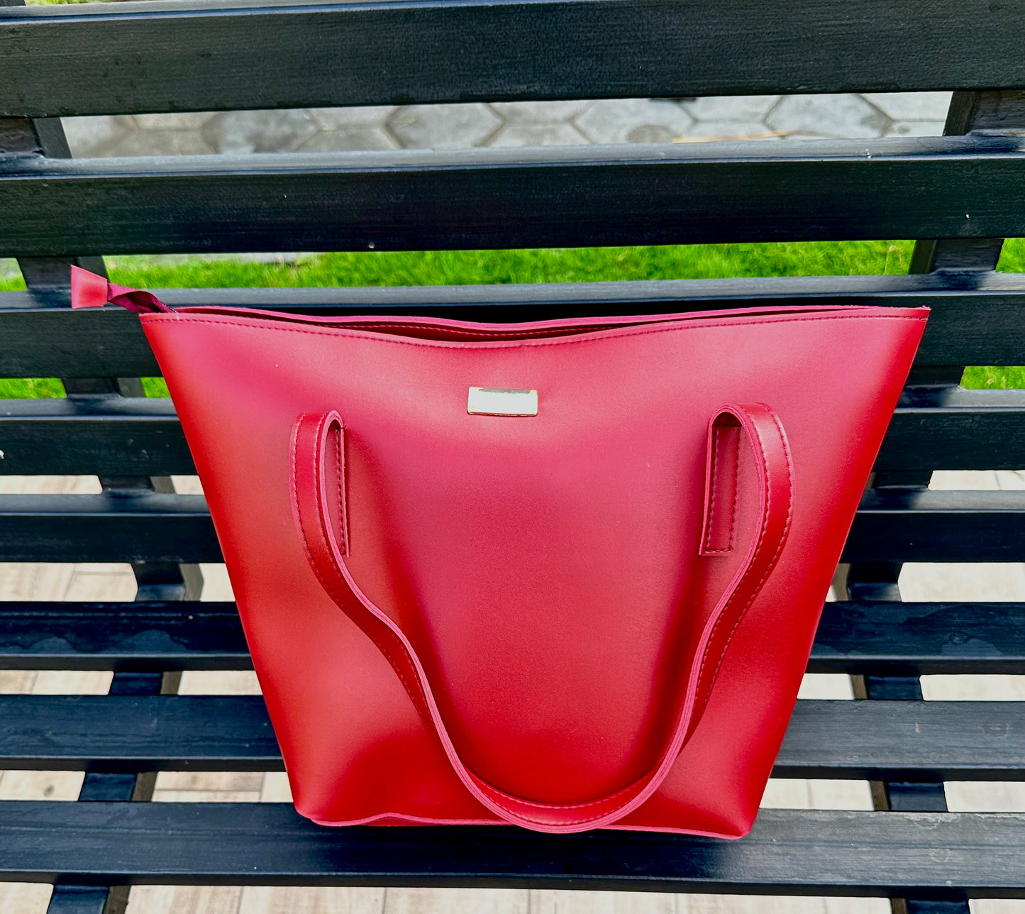 Liver pool Tote - Wine red