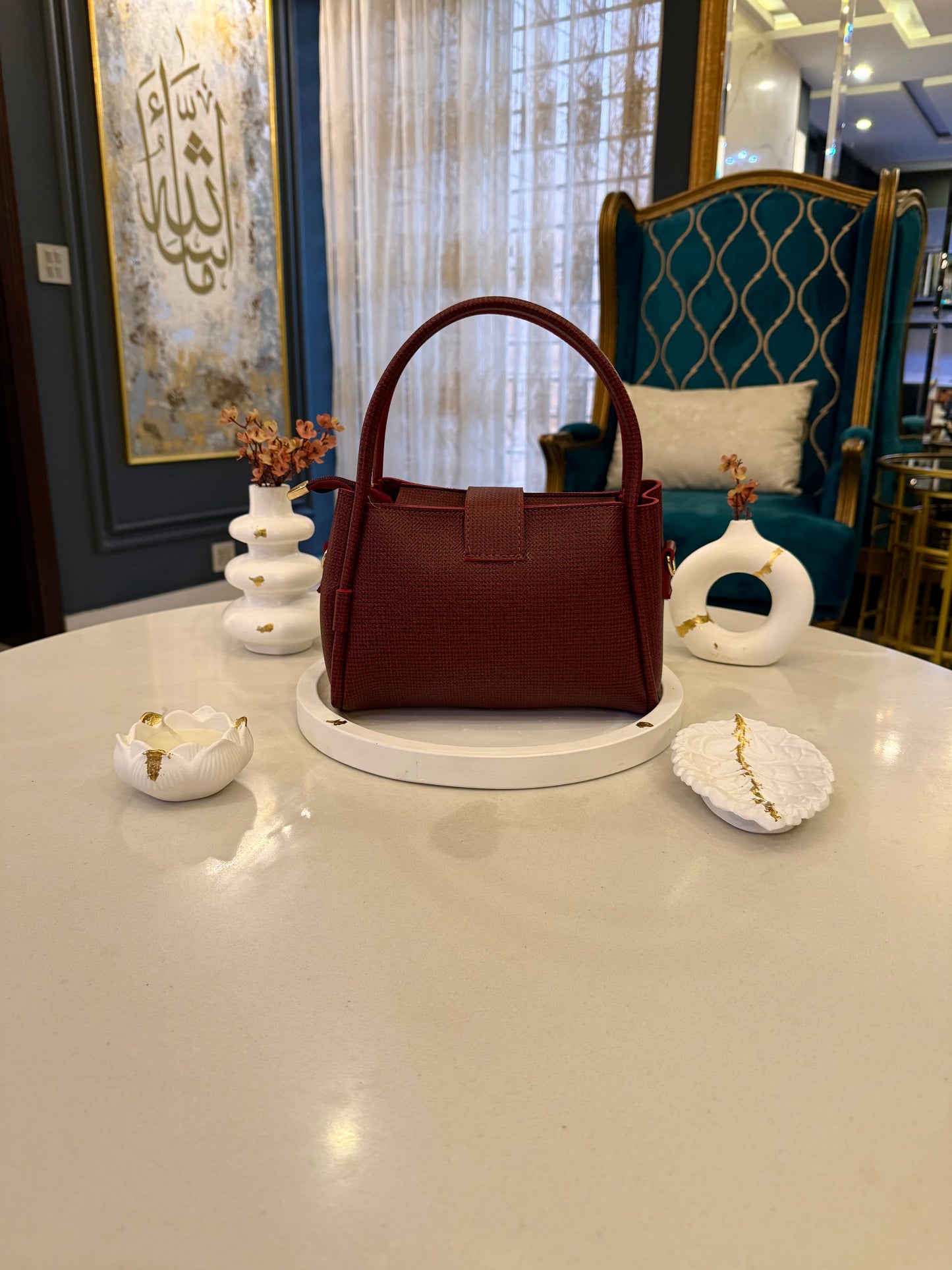 The Heritage Luxe Collection –
Imperial Maroon.