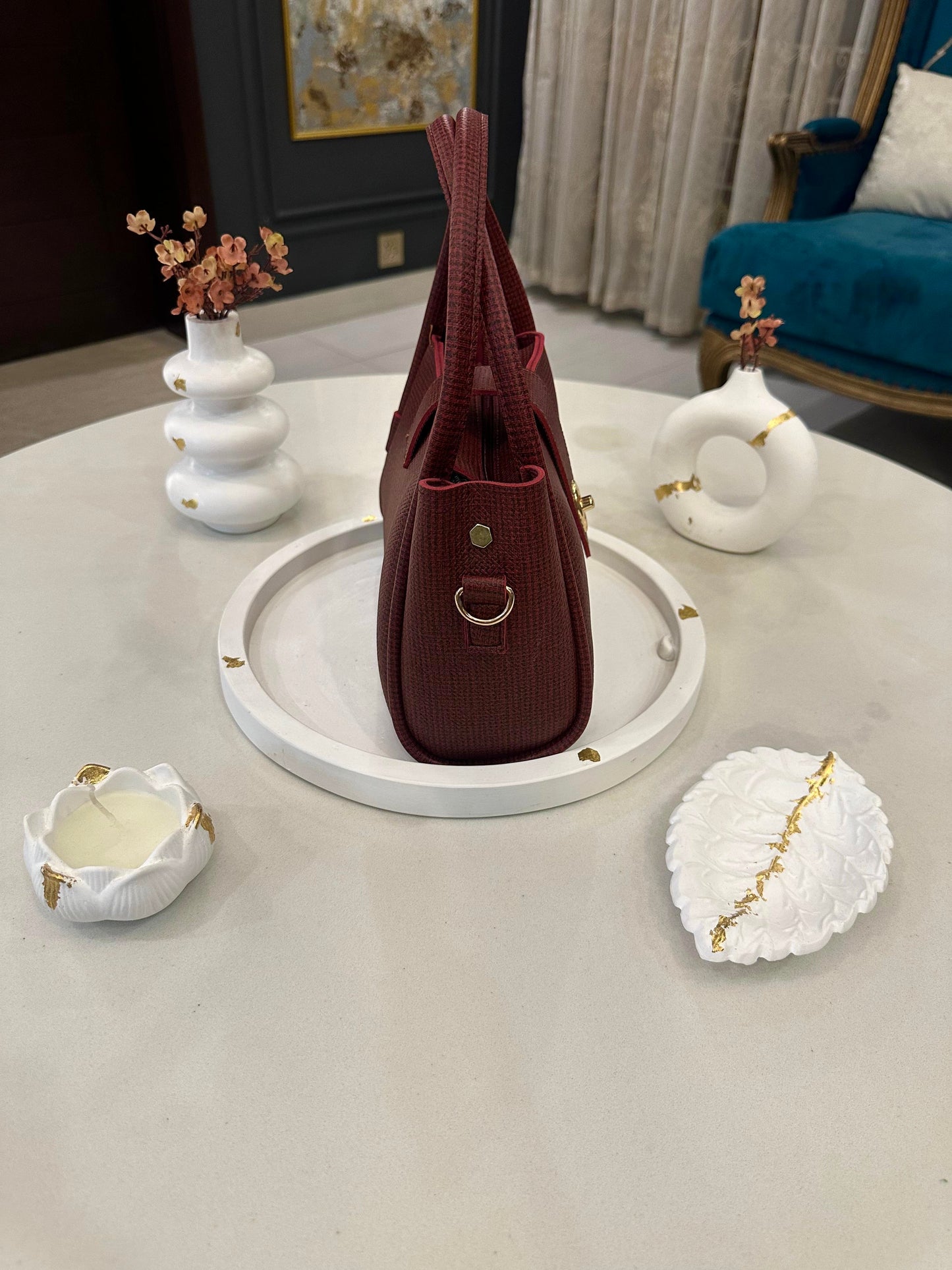 The Heritage Luxe Collection –
Imperial Maroon.