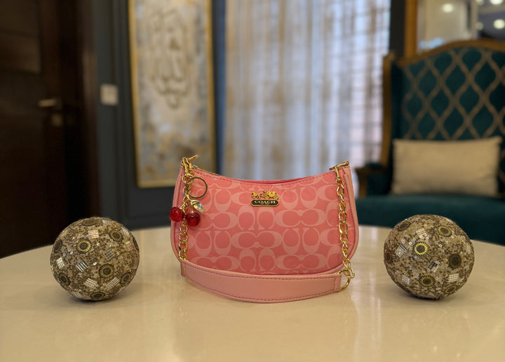 Signature Classic Luxe Collection Teri Shoulder Bag Baby Pink Wit signature-classic-luxe-collection-teri-shoulder-bag-baby-pink-wit